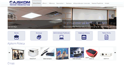 Desktop Screenshot of ajskom.com.pl